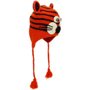 Wool Animal Hat - Tiger