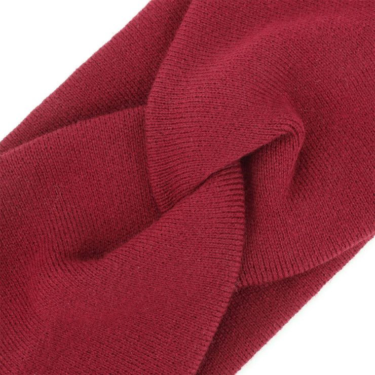 Twisted Bowknot Headband - Red