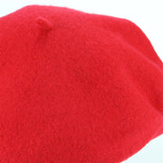 Wool Beret Hat - Red