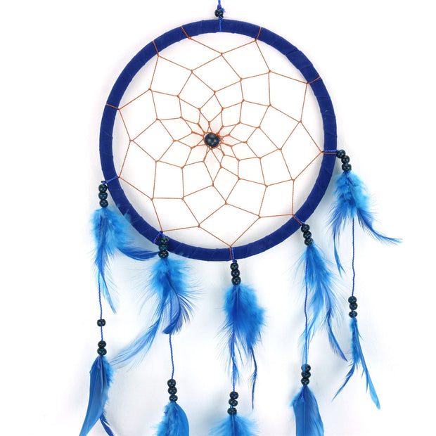 Dreamcatcher - Spiral 16.5cm Blue