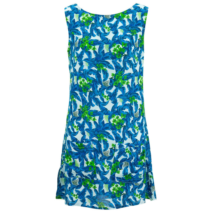The Pocket Dress - Blue Palms