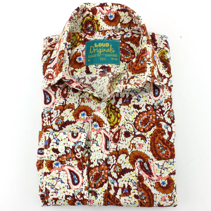 Regular Fit Long Sleeve Shirt - Paisley Blossom