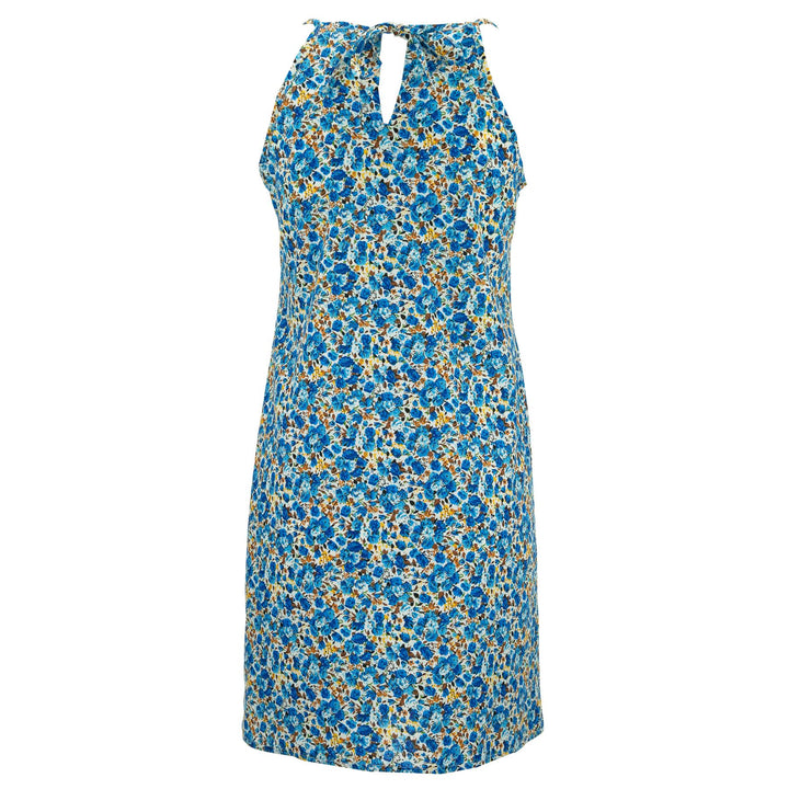 Strappy Dress - Delicate Blue Flower