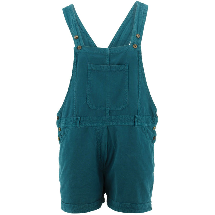 Short Dungarees - Teal