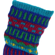 Chunky Wool Knit Leg Warmers - Carnival