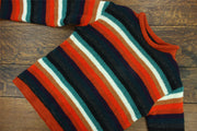 Hand Knitted Wool Jumper - Stripe Anu