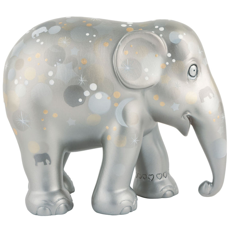 Limited Edition Replica Elephant - Sparkling Celebration Silver