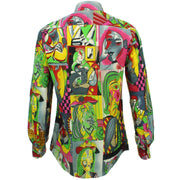 Tailored Fit Long Sleeve Shirt - Cubism Portraits