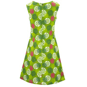 Nifty Shifty Dress - Lime Cluster