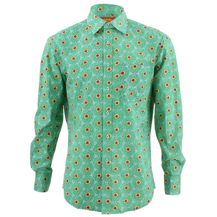 Regular Fit Long Sleeve Shirt - Green Dandelion