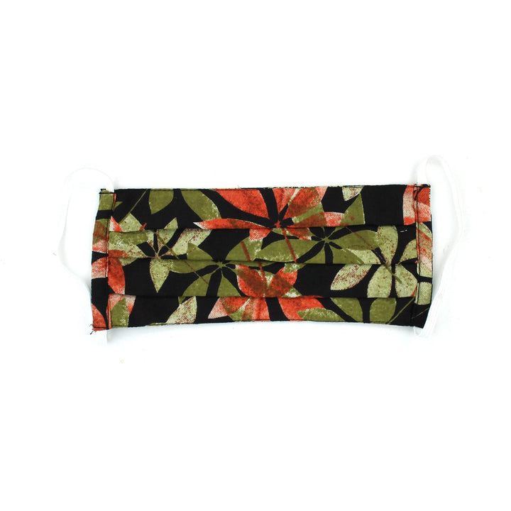 100% Cotton Handmade Pleated Face-Mask