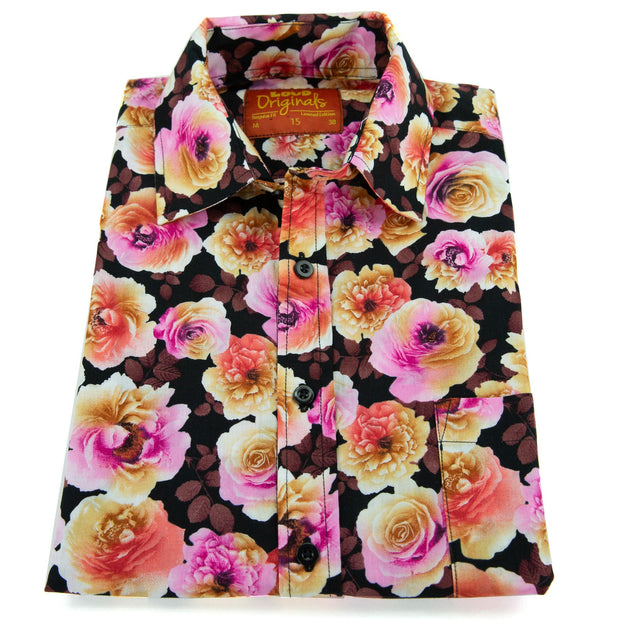 Regular Fit Short Sleeve Shirt - Blooming - Pink