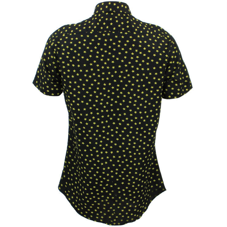 Tailored Fit Short Sleeve Shirt - Ditzy Yellow Stars