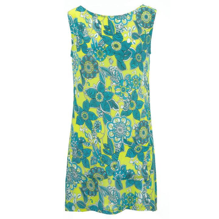 The Pocket Dress - Vivid Retro Flower