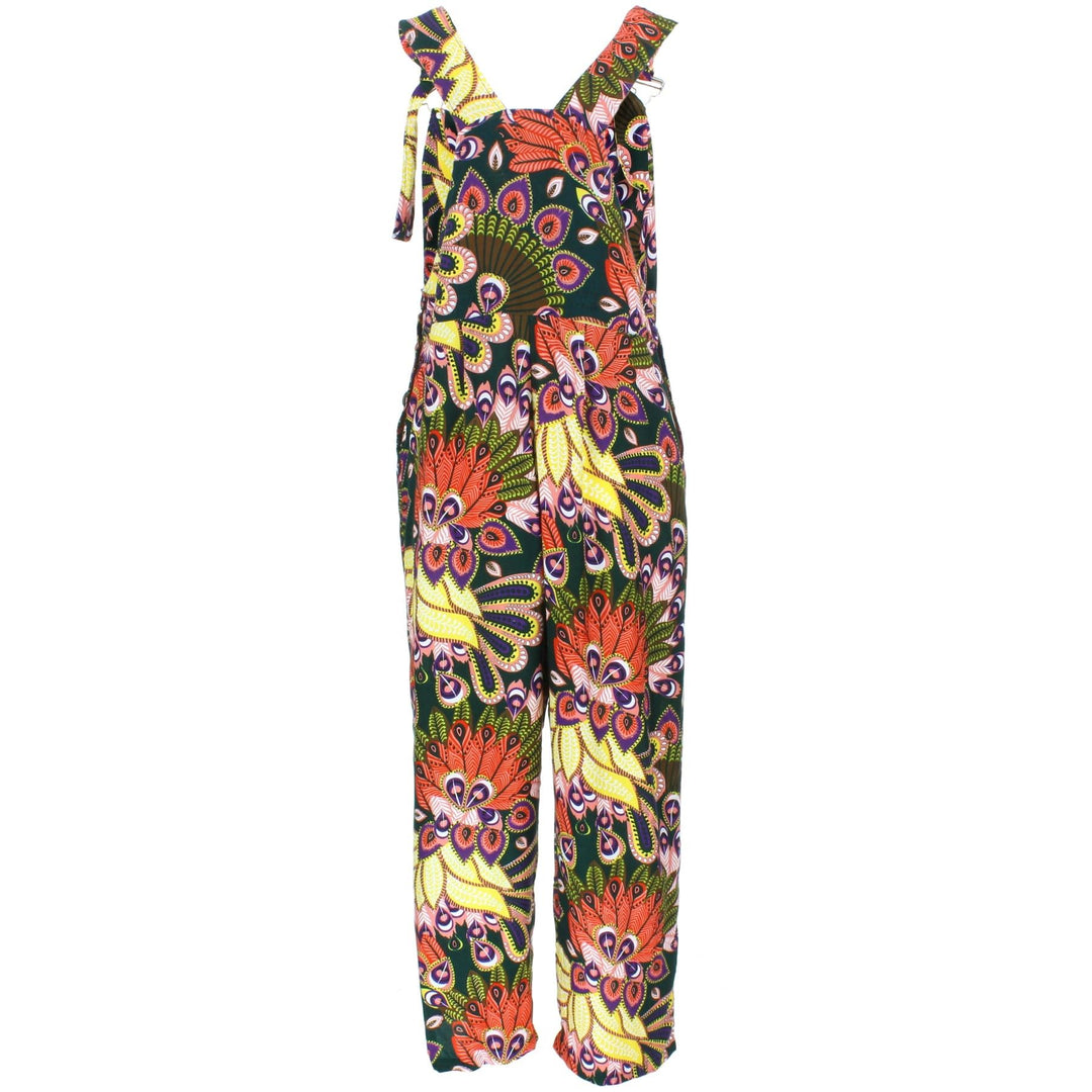 Tropical Dungarees - Green