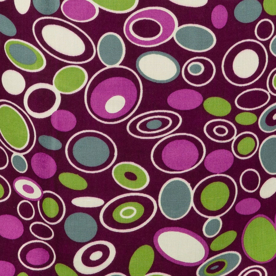 Box Top - 60s Circles Purple