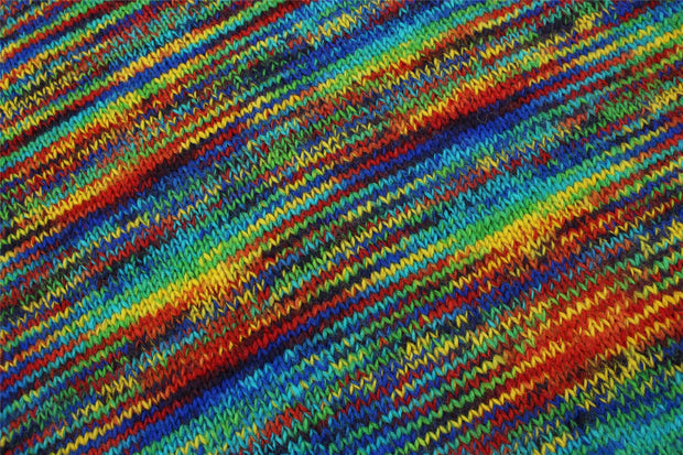 Chunky Wool Knit Jumper Space Dye - SD Rainbow