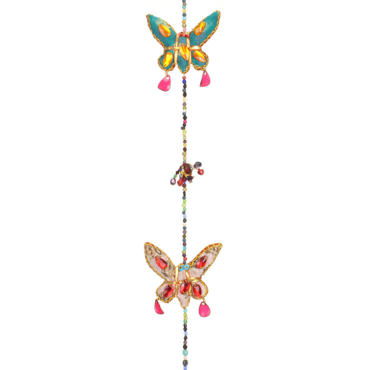 Handmade Rajasthani Strings Hanging Decorations - Butterflies