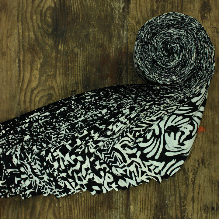 Jelly Roll - 40 Strips of 2.5" x 37" Cotton Batik