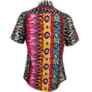 Tailored Fit Short Sleeve Shirt - Psychedelic Snakeskin