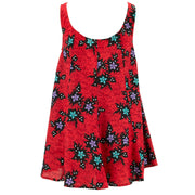 Floaty Dolly Dress - Red Freesia