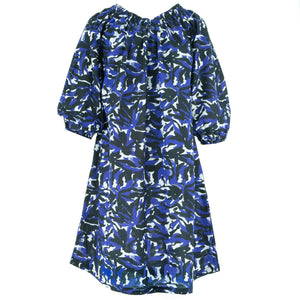 Robe à épaules dénudées - true camo blues