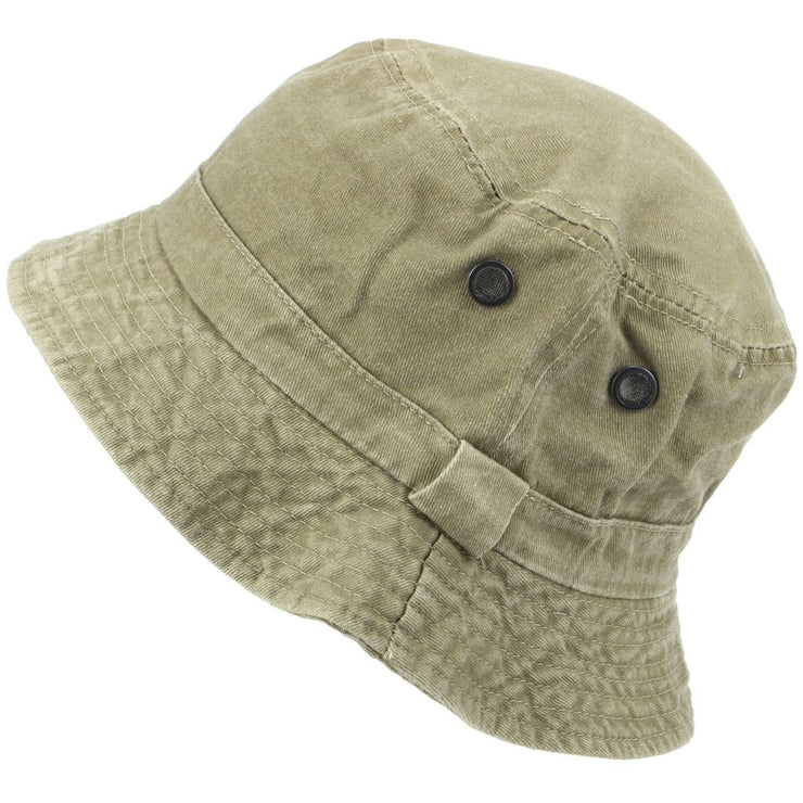 Pre-washed Bucket Hat - Stone