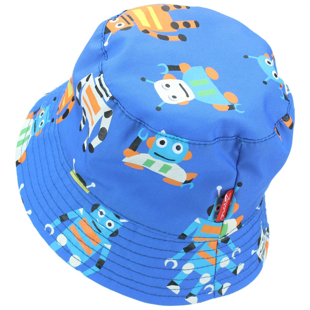 Children's Printed Bucket Hat - Robot