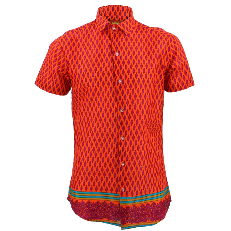Tailored Fit Short Sleeve Shirt - Carrots