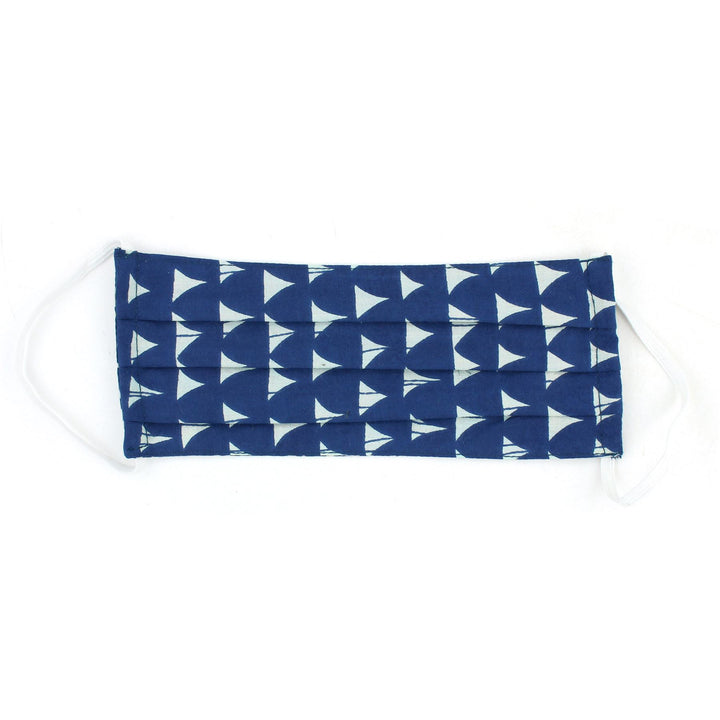 100% Cotton Handmade Pleated Face-Mask