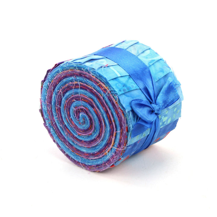 Jelly Roll - 20 Strips of 2.5" x 37" Cotton Batik