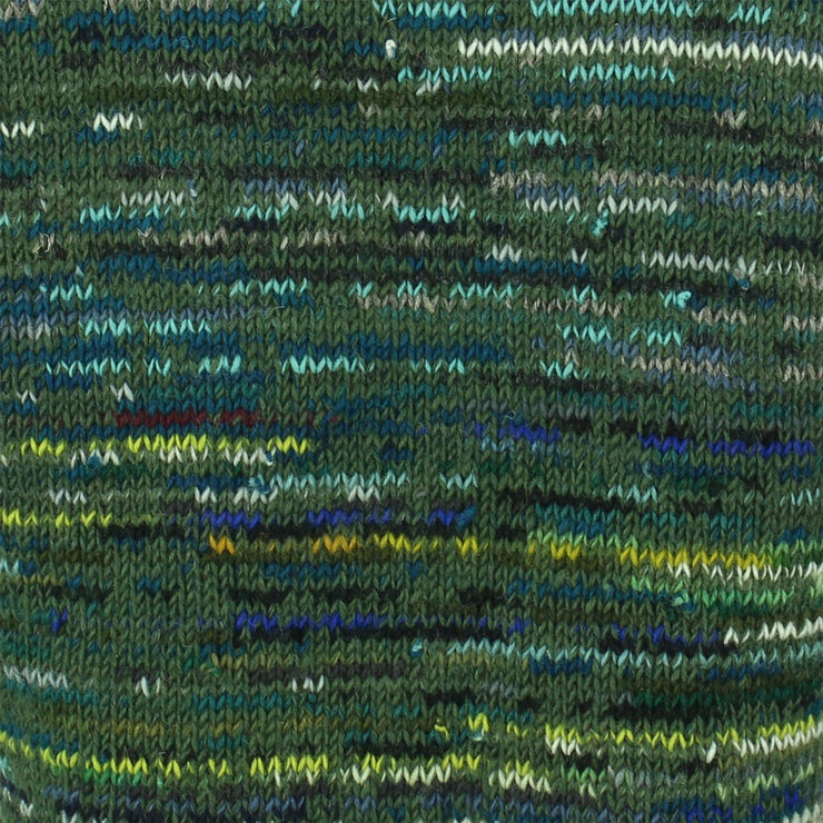 Chunky Wool Space Dye Knit Jumper - Hunter Green