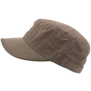 Casquette militaire - marron