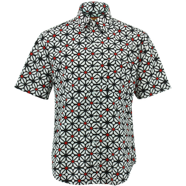 Regular Fit Short Sleeve Shirt - Red Dot Fret