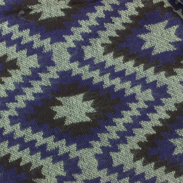 Aztec Pattern Soft Scarf - Purple