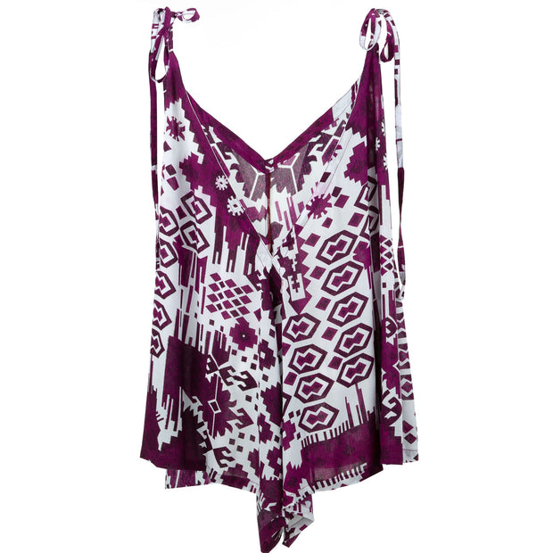 Short Jumpsuit - Aztec Purple