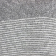 Wool Blend Knit Jumper with Fine Stripe Design - Grey