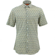 Tailored Fit Short Sleeve Shirt - In Bloom