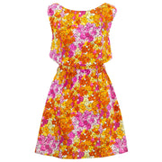 Stretch Waister Dress - Yellow Magnolia