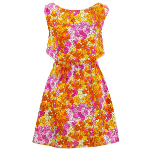 Stretch Waister Dress - Yellow Magnolia