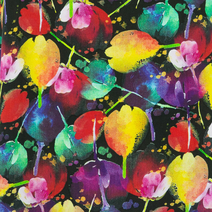 The Swirl Shift Dress - Tulips