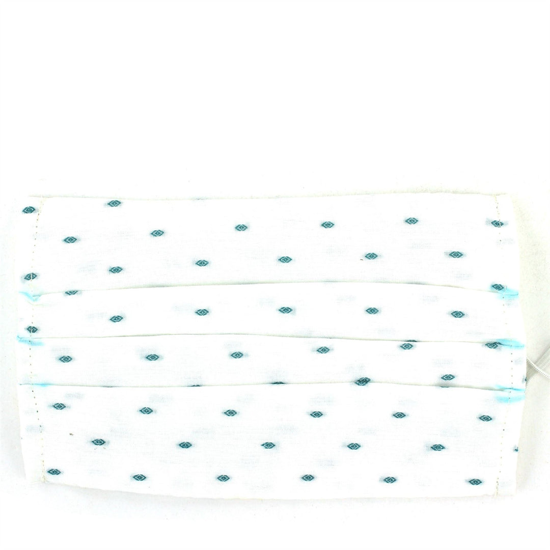 100% Cotton Handmade Pleated Face-Mask