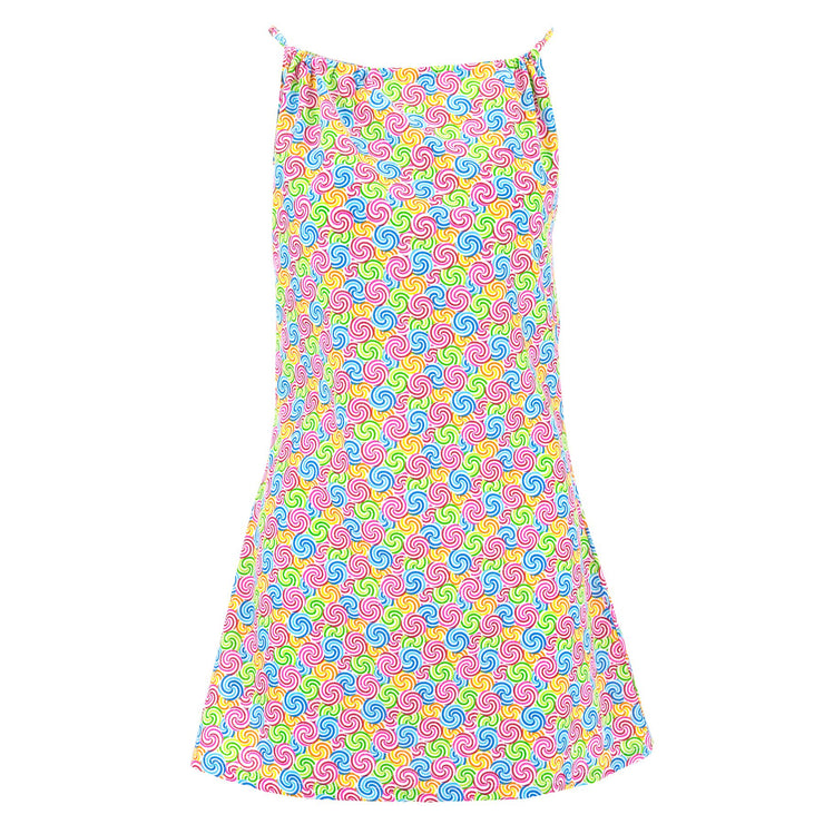 Modern Mini Dress - Swirling Candy