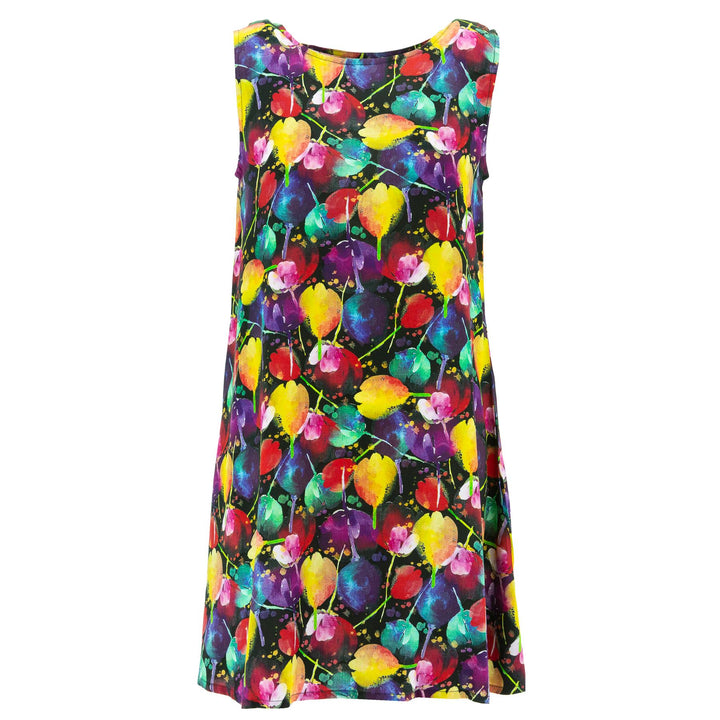 The Swirl Shift Dress - Tulips