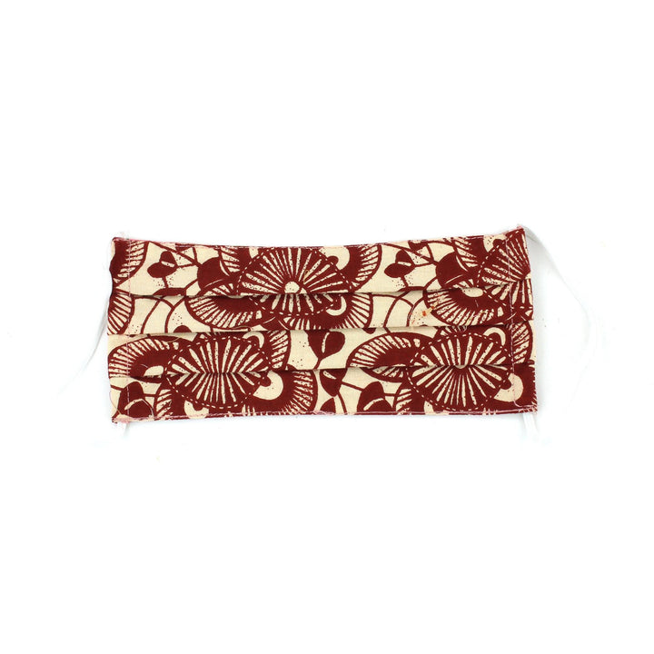 100% Cotton Handmade Pleated Face-Mask
