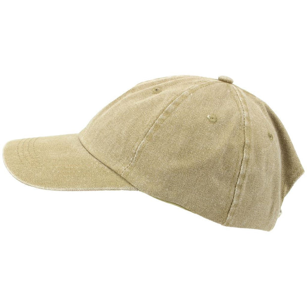 Pre-washed Baseball Cap - Sand