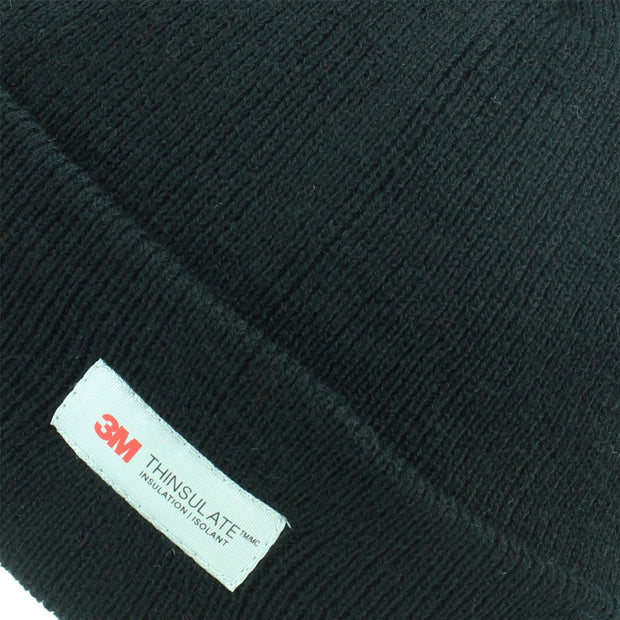 3M Beanie Hat with Fleece Lining - Black