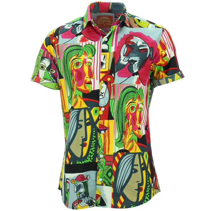 Tailored Fit Short Sleeve Shirt - Cubism