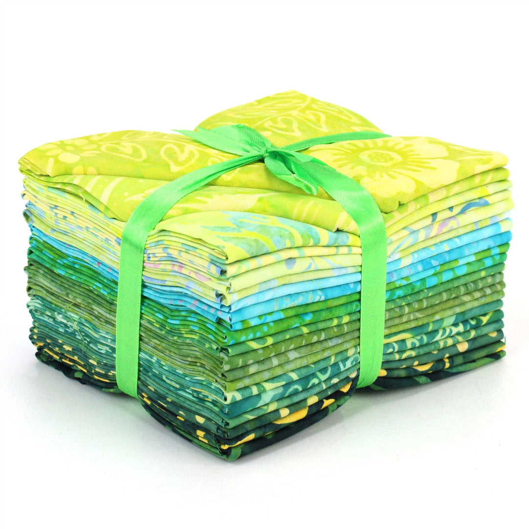 Fat Quarter - 20 Pieces of 19" x 20" Cotton Batik