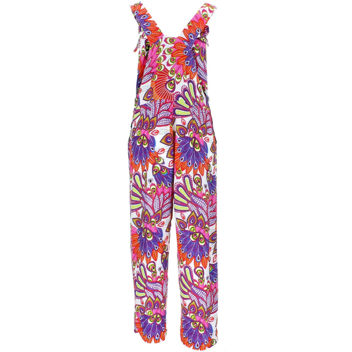 Tropical Dungarees - Pink